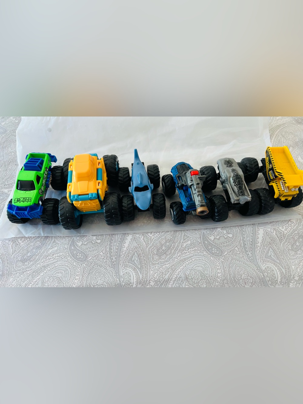 6 Kids Monster Truck Toy Set - Multicolor Vehicles